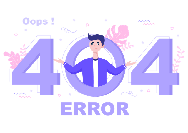 Page not found banner